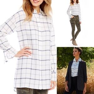 GIANNI BINI |  Plaid Tunic Shirt Top/Dress